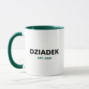 "Dziadek" Est. 2025 - Het perfecte cadeau voor opa Mok