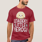 Dziadek Little Pierogi Kinder Poolse Pride Poland T-shirt (Voorkant)