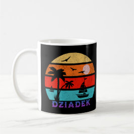 Dziadek Retro Sunset Ocean Grootvader Koffiemok