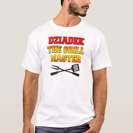 Dziadek The Grill Master T-shirt (Voorkant)