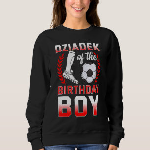 Dziadek van de verjaardagsjongen voetballer Bday C Trui