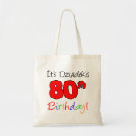 Dziadek's 80e mijlpaal op de Canvas tas<br><div class="desc">Het is Dziadek's 80ste verjaardag coole canvas tas. Geweldig voor een Poolse grootvader die zijn tachtigste verjaardag viert. Vul dit tas met leuke,  verjaardagsgeschenken voor een Poolse opa en hij kan de tas opnieuw gebruiken!</div>