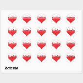Dziadzia Poland Heart Ronde Sticker (Vel)