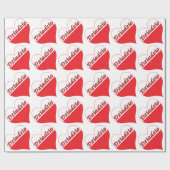 Dziadzio Poland Heart Cadeaupapier (Vlak)