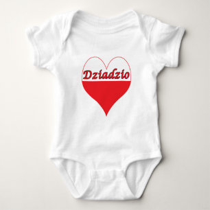 Dziadzio Poland Heart Romper