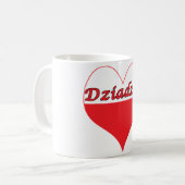 Dziadziu Poland Heart Koffiemok (Voorkant links)