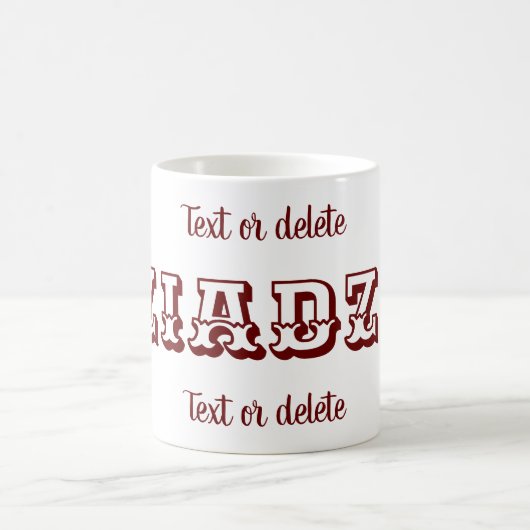 Dziadziu Poolse grootvader gepersonaliseerd Koffiemok (Center)