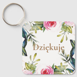 Dziękuję Hartelijk dank voor het Poolse cadeau voo Sleutelhanger
