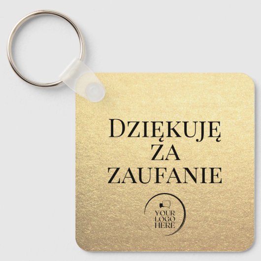 Dziękuję Hartelijk dank voor uw werk in het Pools Sleutelhanger (Voorkant)