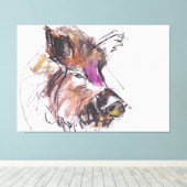 Dzik Canvas Afdruk (Insitu (Houten vloer))