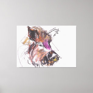 Dzik Canvas Afdruk