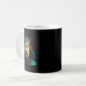 Dzjengis Khan Oorlogsveroveraar Koffiemok (Voorkant links)