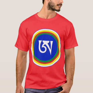 Dzogchen-meditatie Tibetaanse letter A Boeddhisme  T-shirt