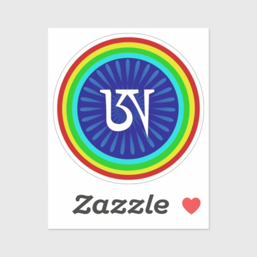 Dzogchen Symbool Tibetaans Boeddhisme Sticker (Vel)