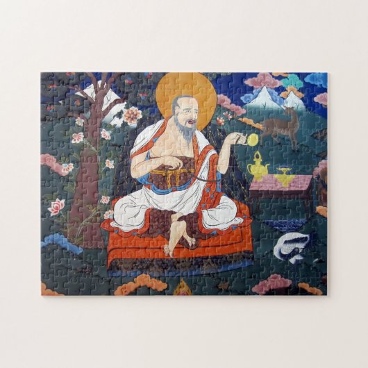 dzong boeddhistische kunst legpuzzel (Horizontaal)