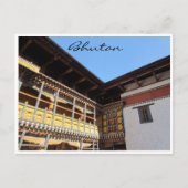 dzong dak paro briefkaart (Voorkant)