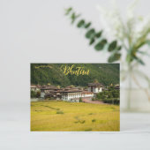 Dzong-klooster in Bhutan Briefkaart (Staand voorkant)