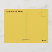 Dzong-klooster in Bhutan Briefkaart (Achterkant)