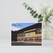 dzong paro binnenplaats briefkaart (Staand voorkant)