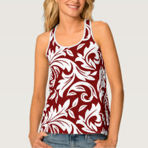 E0001 Deep Red - Vrouwen Tanktop