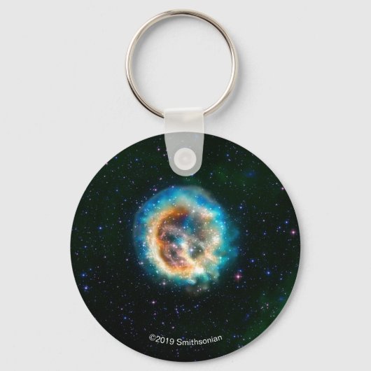 E0102: Een nieuwe dimensie toevoegen aan een oude  Sleutelhanger (Voorkant)