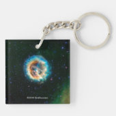 E0102: Een nieuwe dimensie toevoegen aan een oude  Sleutelhanger (Achterkant)