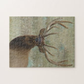 E10 Bul-Eland in Fluwelen Kopschot Legpuzzel (Horizontaal)