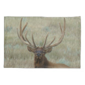 E10 Bull Elk in Fluwelen Kopschot Kussensloop (Achterkant)