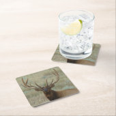 E10 Bull Elk in Velvet Kartonnen Onderzetters (Insitu)