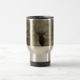 E10 Bull Elk in Velvet Reisbeker