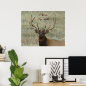 E10 Bulleneland in Fluwelen Gewei Poster (Thuiskantoor)