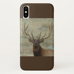 E10 Mannelijke Eland in Fluwelen Gewei Hoofd Schot Case-Mate iPhone Case