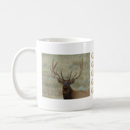 E10 Stier in Fluwelen Koffiemok (Links)