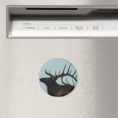 E11 Stier Eland Silhouet Kopschot Magneet (Insitu (Vaatwasser))