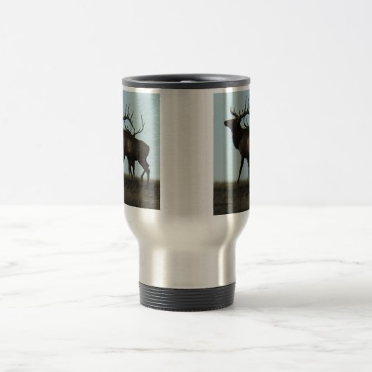 E14 Bull Elk Silhouette Bulls Reisbeker (Center)