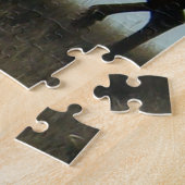 E14 Bull Elk Silhouette Legpuzzel (Zijkant)