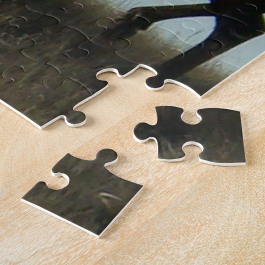 E14 Bull Elk Silhouette Legpuzzel (Zijkant)