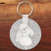 E14 VERSPREIDING VAN HET WORD PROTECT WILDLIFE-BAB SLEUTELHANGER (Voorkant)