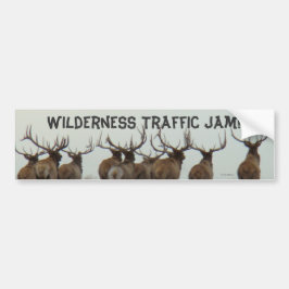 E17 Wapiti Stier Rent Bumpersticker