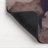 E19 Bull Elk Double Drop Tines Muismat (Hoek)