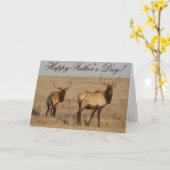 E1 Bull Elk Kaart (Gele Bloem)