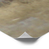 E22 Bull Elk Snowy Hills Poster (Hoek)