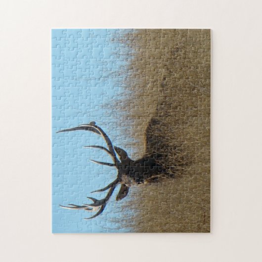 E26 elk in onkruid legpuzzel (Verticaal)