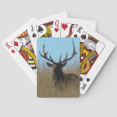 E26 Elk legmateriaal in onkruid Pokerkaarten (Achterkant)