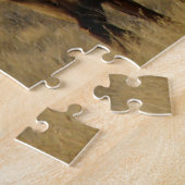 E28 Wapitihengst loopt weg Legpuzzel (Zijkant)