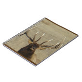E29 Bull Elk Head Shot Notitieboek (Linkerzijde)