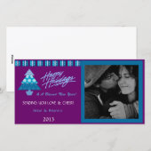 E2 het boom-Schietlood van de Vakantie de Kaarten (Voorkant / Achterkant)