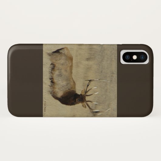 E30 Bull Elk Big Bull Case-Mate iPhone Case (Achterkant (horizontaal))