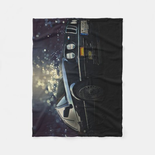 E30 Coupe mit Funken Fleece Deken (Voorkant)