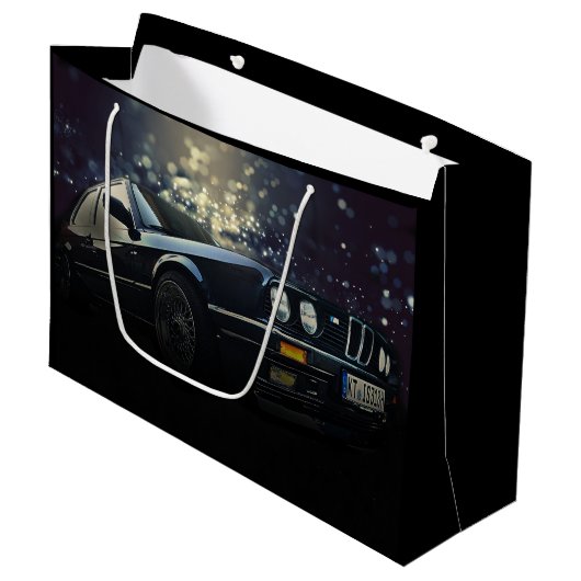 E30 Coupe mit Funken Groot Cadeauzakje (Voorkant Gekanteld)